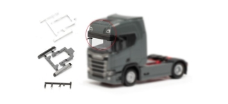 Herpa 54485 - H0 - Sonnenblende für Scania CR/CS (4x schwarz, 4x weiß)